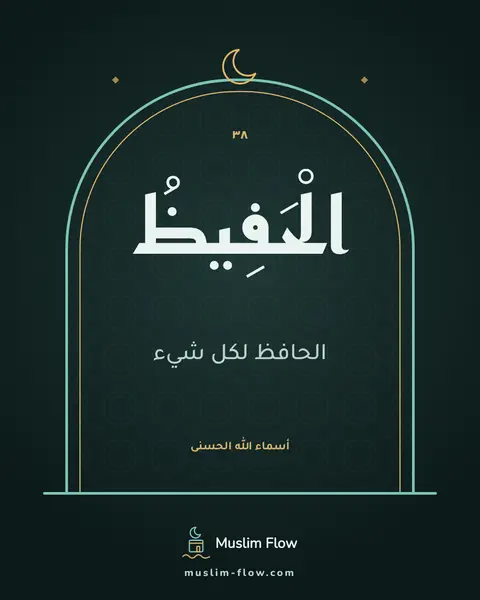 الْحَفِيظُ: الحافظ لكل شيء
