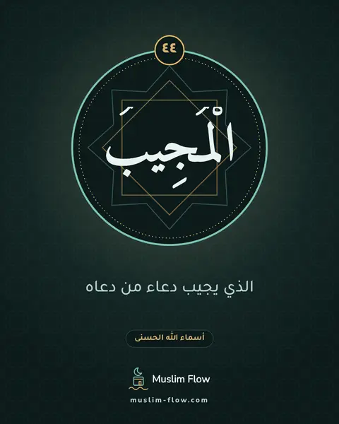 الْمُجِيبُ: الذي يجيب دعاء من دعاه