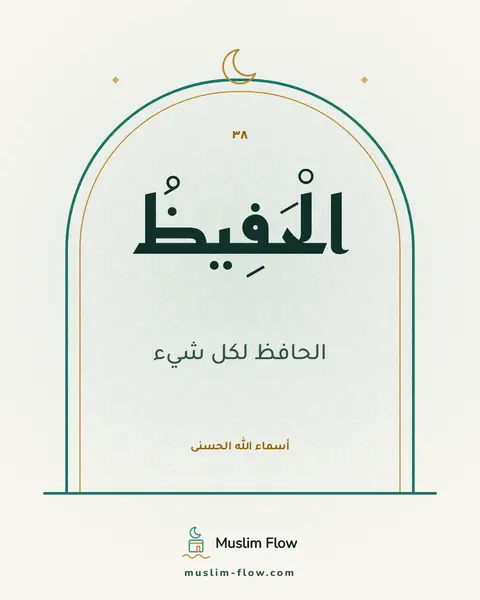 الْحَفِيظُ: الحافظ لكل شيء
