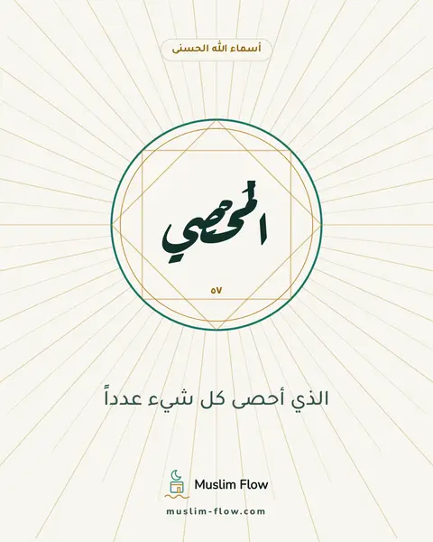 الْمُحْصِي: الذي أحصى كل شيء عدداً