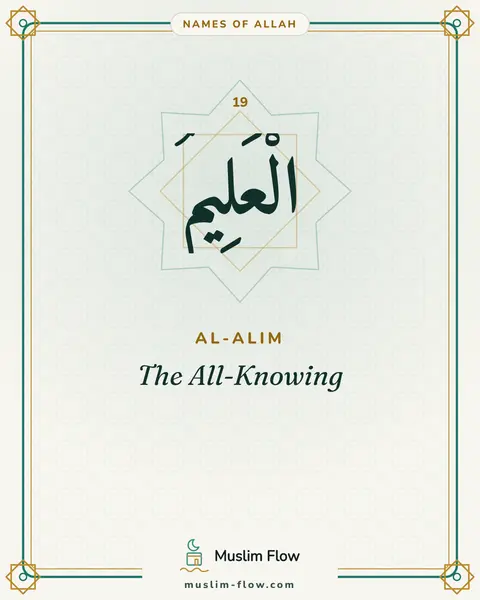 Al-Alim: The All-Knowing