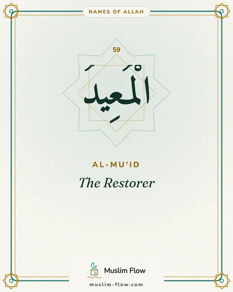 Al-Mu'id: The Restorer